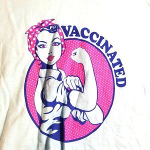 ( 5 for 25 sale) Vaccinated T-shirt